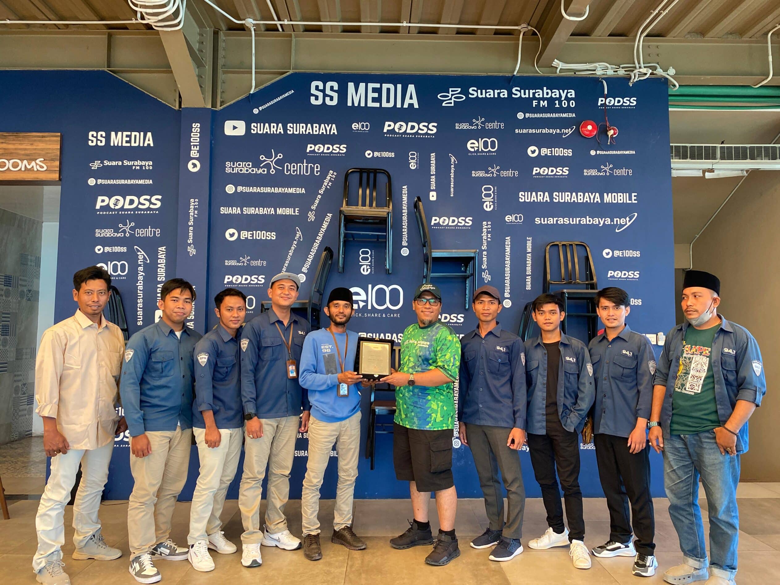 Serap Ilmu, Radio Salsabila Studi Banding ke Suara Surabaya Media