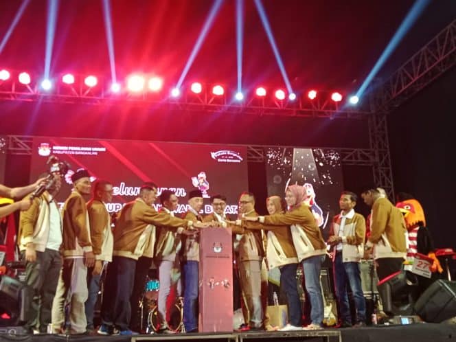 Adella Meriahkan Puluncuran Maskot dan Jingel Pilkada Bangkalan 2024