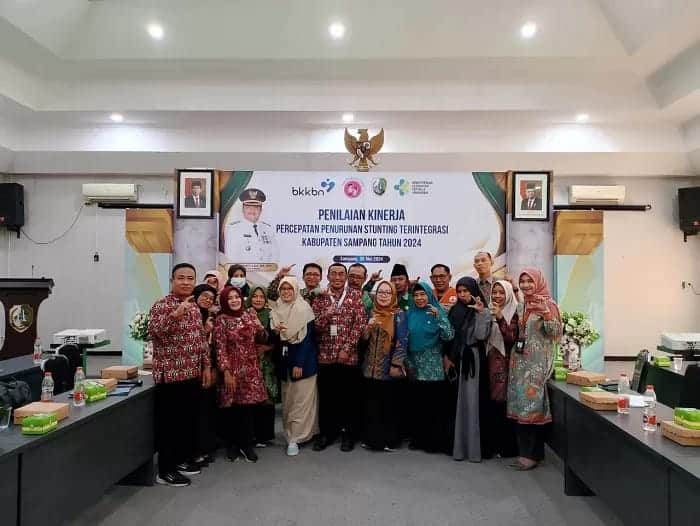 Komitmen Tekan Angka Stanting, Dinkes-KB Sampang Ikuti Penilaian Kinerja Aksi Konvergensi Stunting 2024