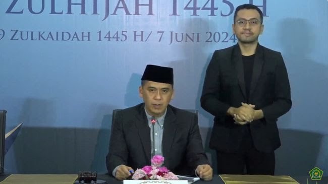 Hasil Sidang Isbat: 1 Dzulhijjah Jatuh pada Tanggal 8 Juni 2024