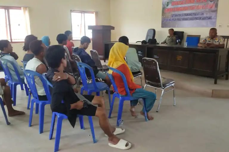 Belasan Anjal di Sampang Terjaring Razia Satpol PP