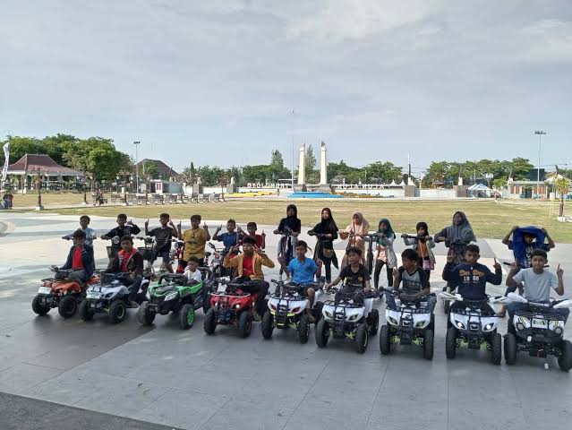 Area Permainan di Alun-Alun Trunojoyo Dibuka Kembali, Jumlahnya Dibatasi