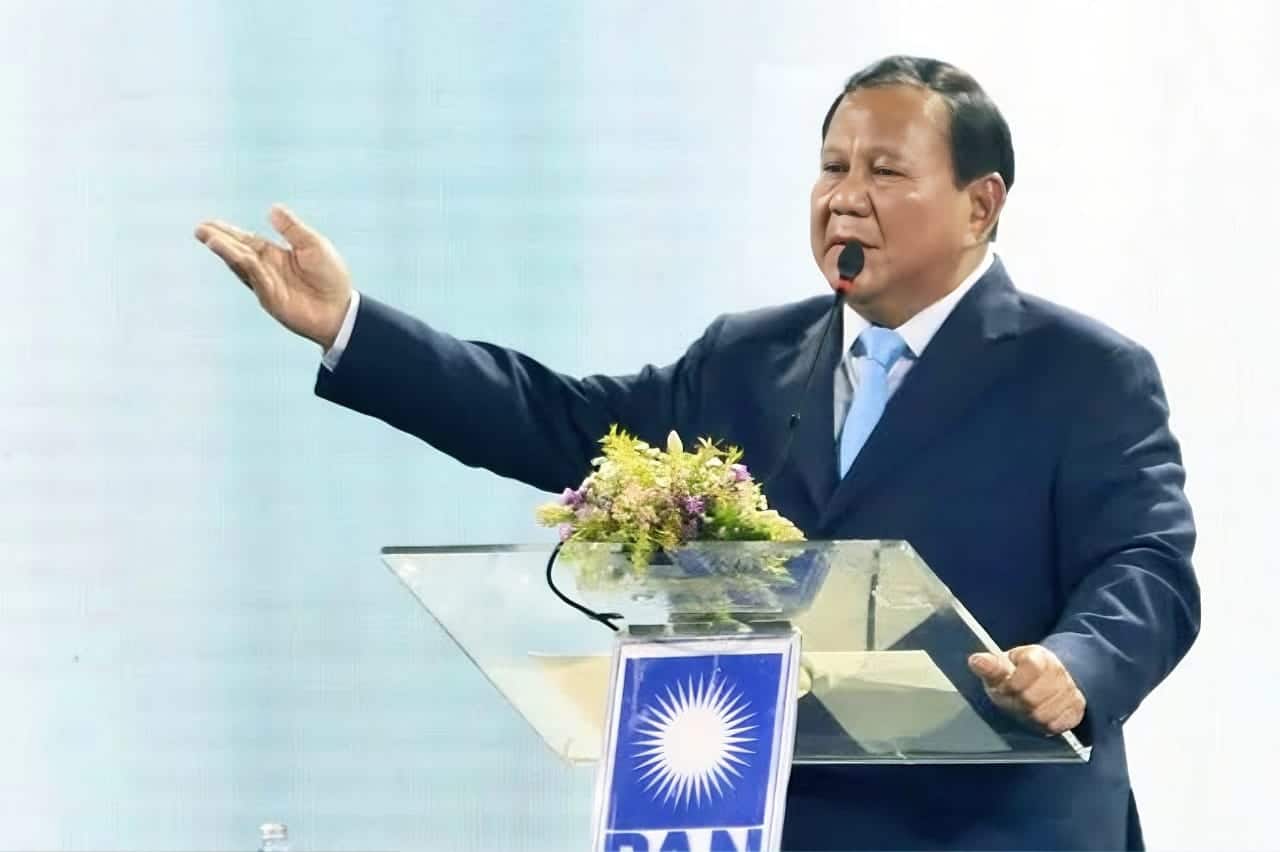 Hadir di Kongres PAN, Prabowo Singgung Pihak yang Telalu Haus Kekuasaan