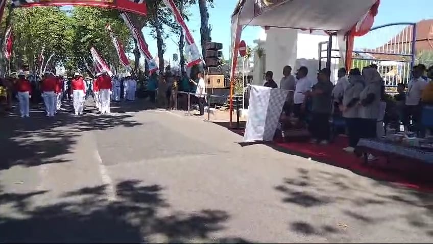 Pemkab Sampang Gelar Lomba Gerak Jalan, Rudi Arifiyanto: Harus Diadakan Setiap Tahun