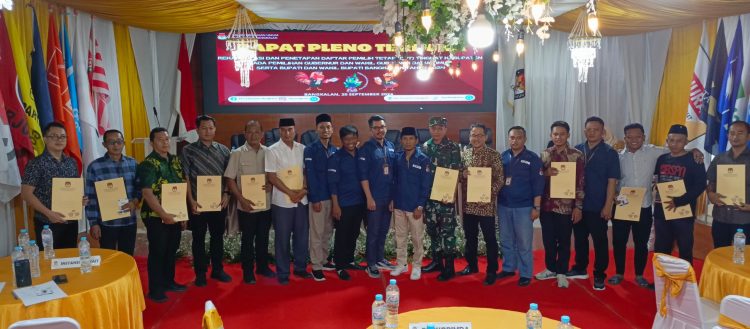 KPU Bangkalan Tetapkan DPT Pilkada Sebanyak 764.886 Pemilih