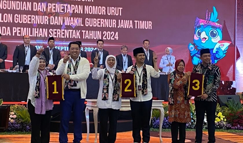 Kesejahteraan dan Pendidikan Jadi Tema Debat Perdana Cagub-Cawagub Jatim