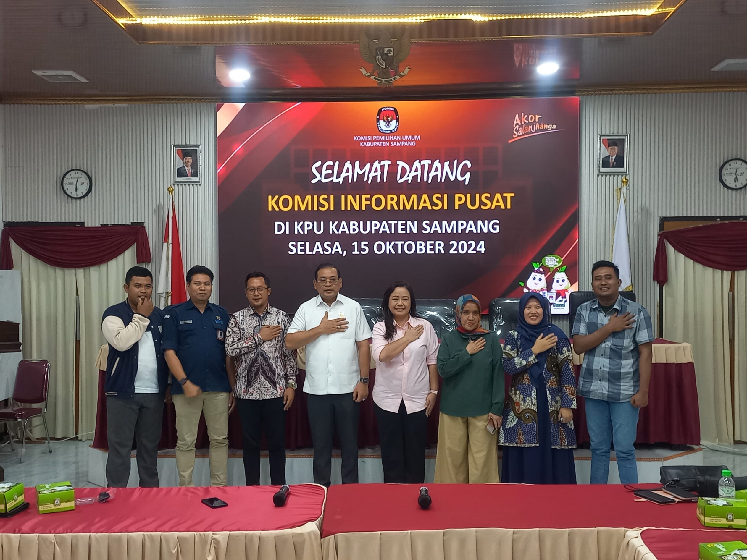 KI Pusat Kunjungi KPU Sampang, Pastikan Info Pilkada Sampai ke Masyarakat