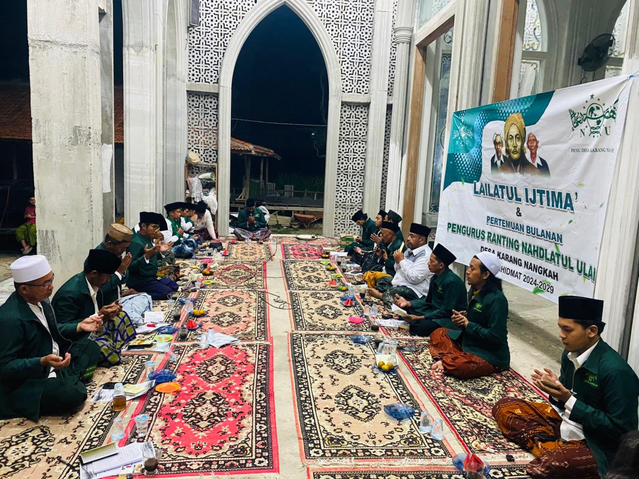 Peringati Hari Santri 2024, PRNU Karang Nangkah Blega Gelar Lailatul Ijtima’