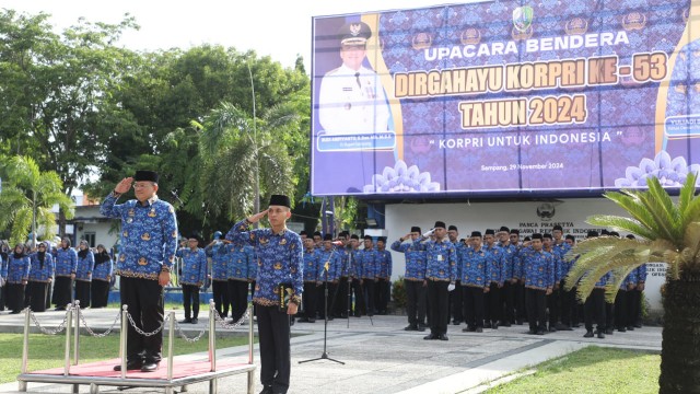 Pemkab Sampang Gelar Upacara Peringatan HUT KORPRI ke-53