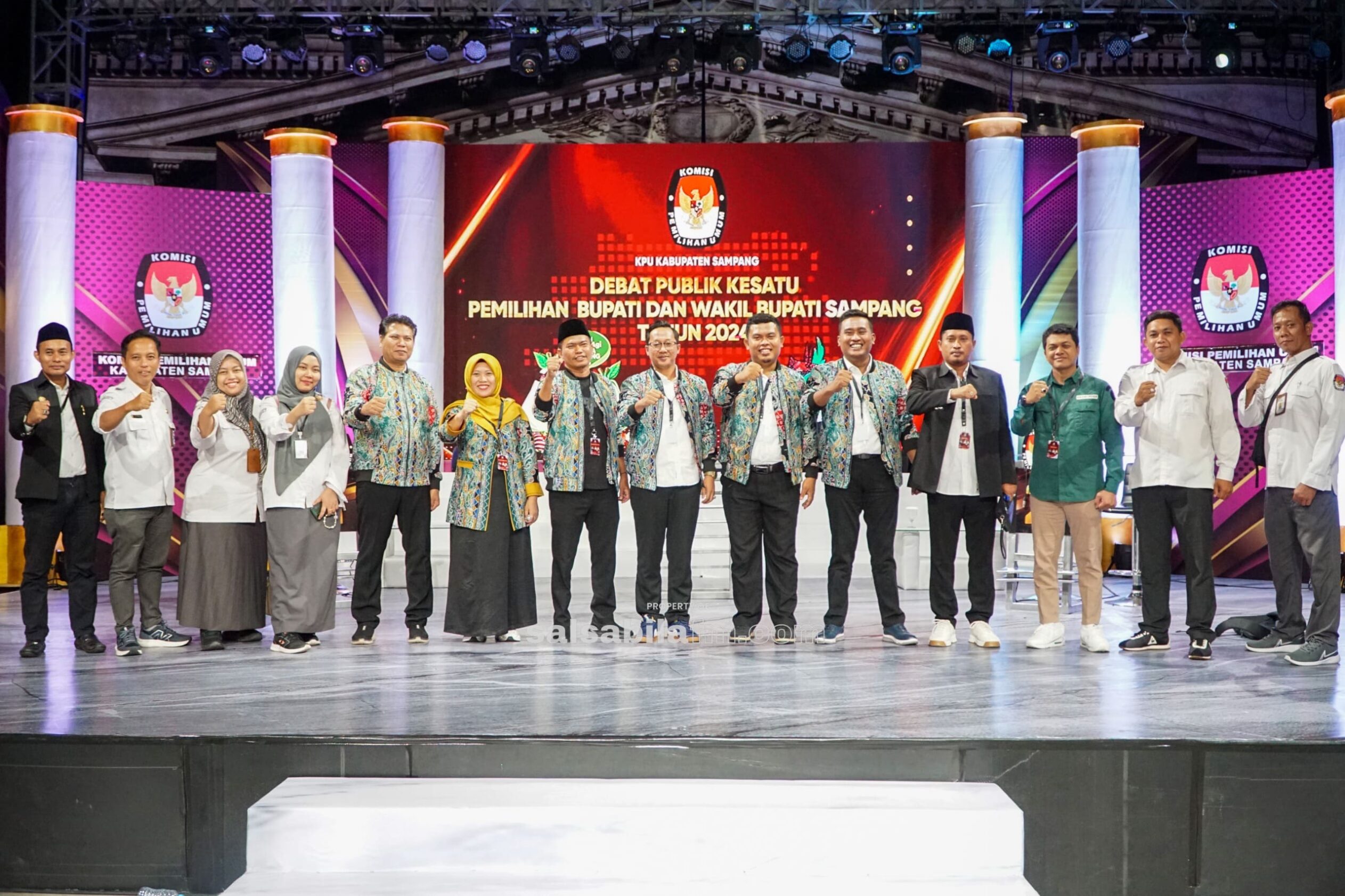 KPU Sampang Sukses Gelar Debat Publik Pertama