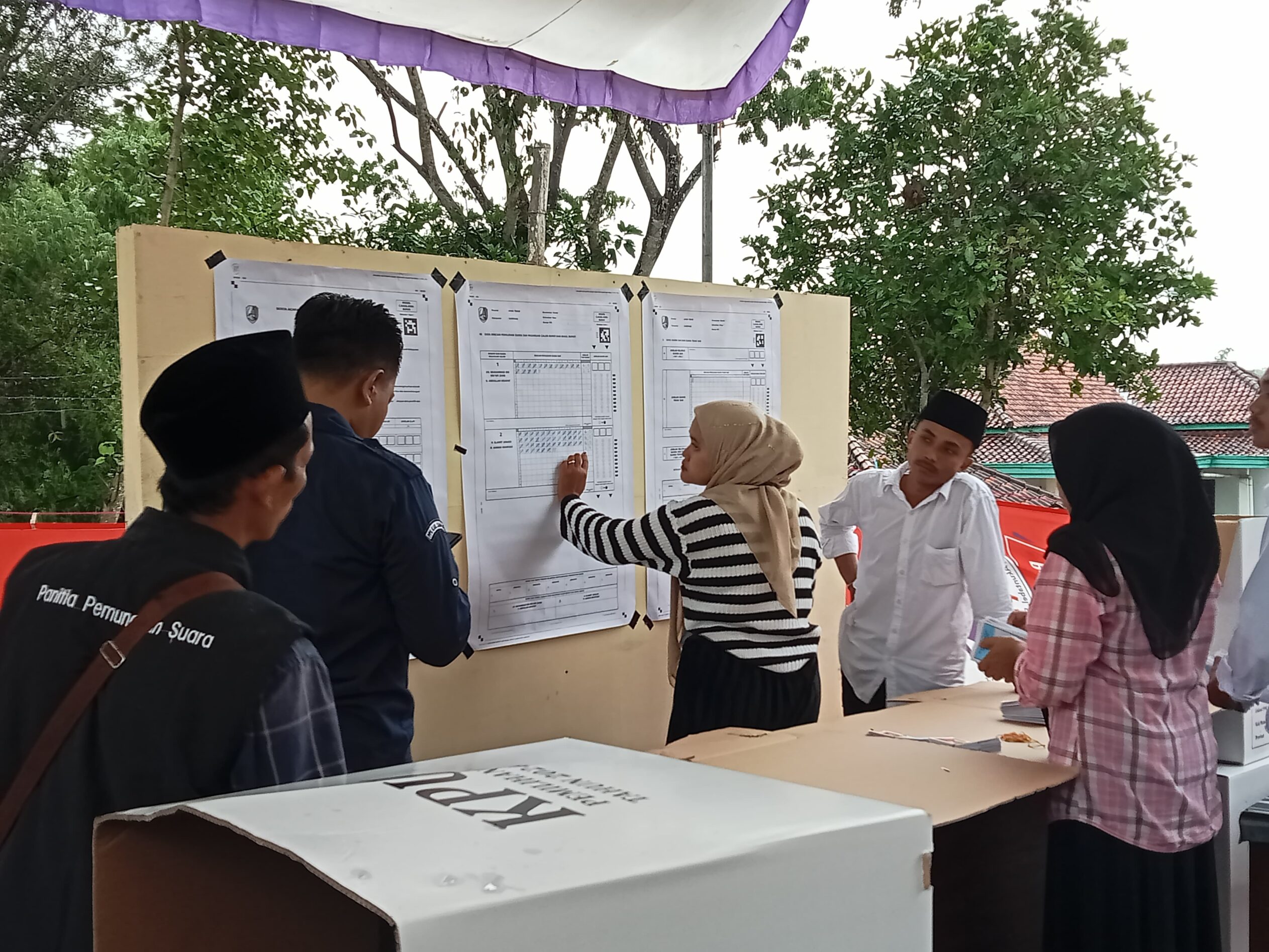 PSU TPS 001 Desa Kedungdung, Paslon 02 Raih 214 Suara