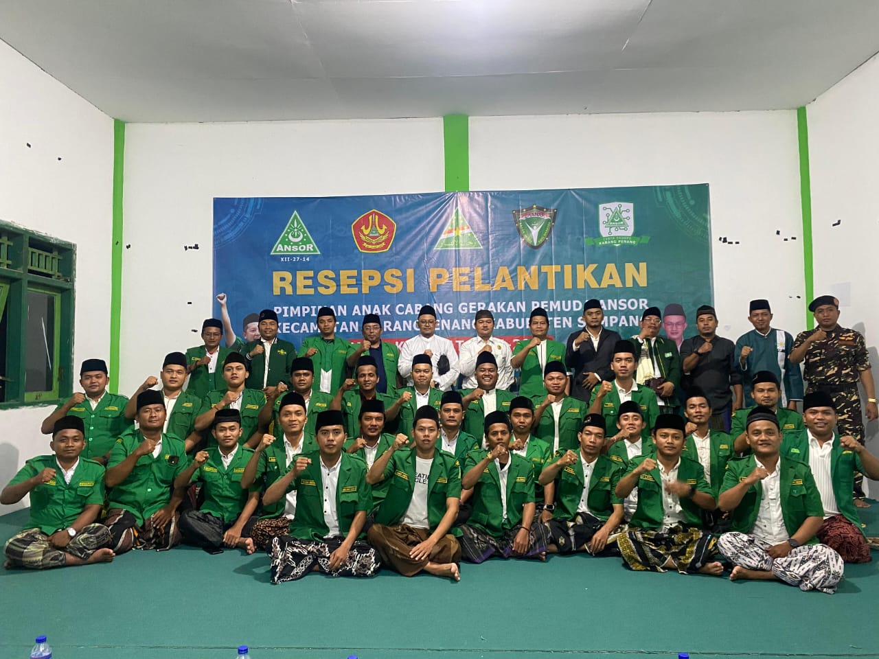 Resmi Dilantik, Mufid Pimpin PAC GP Ansor Karang Penang Masa Khidmat 2025-2029