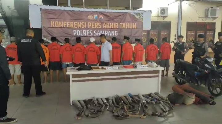 Polres Sampang Grebek Sabung Ayam, 8 Orang Ditangkap