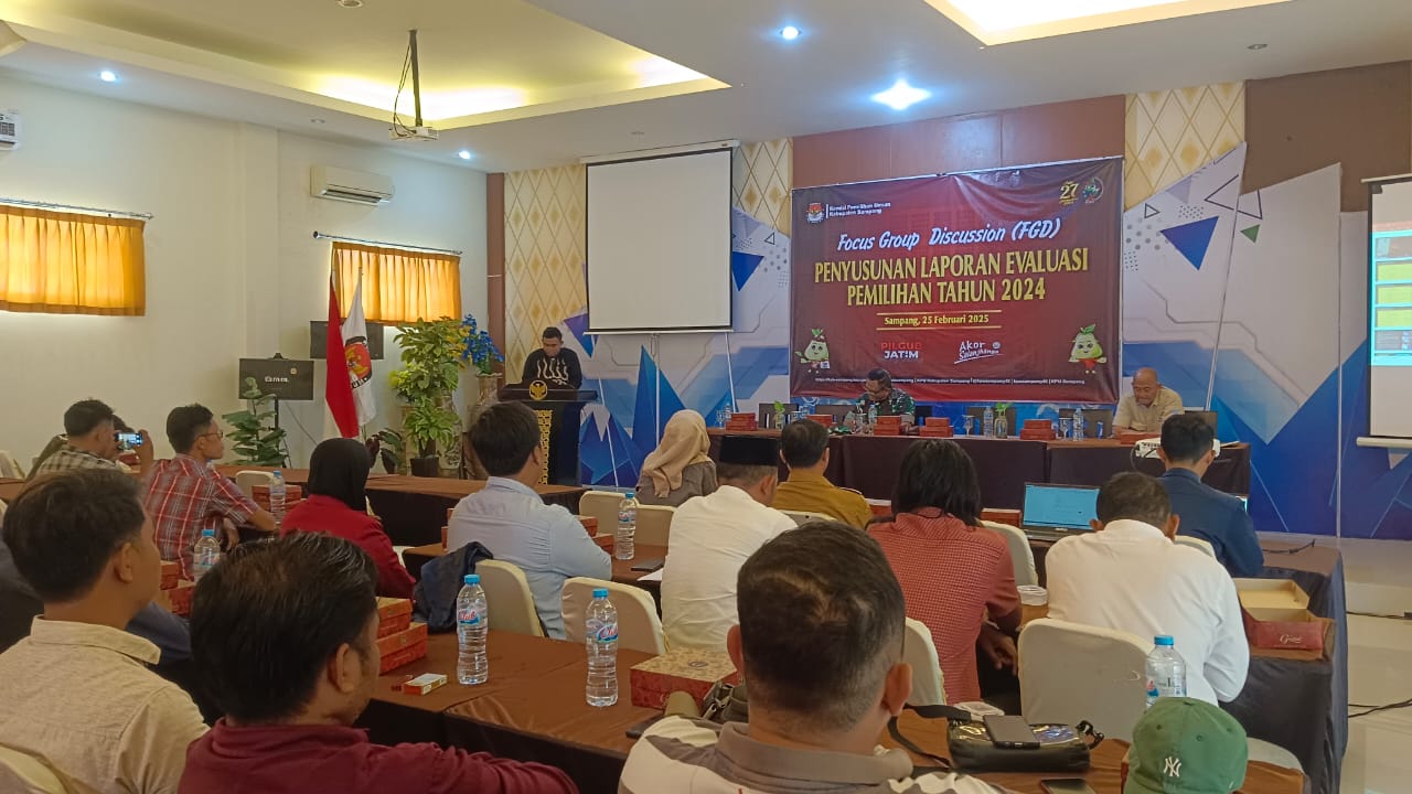 Evaluasi Pelaksanaan Pilkada 2024, KPU Sampang Gelar FGD