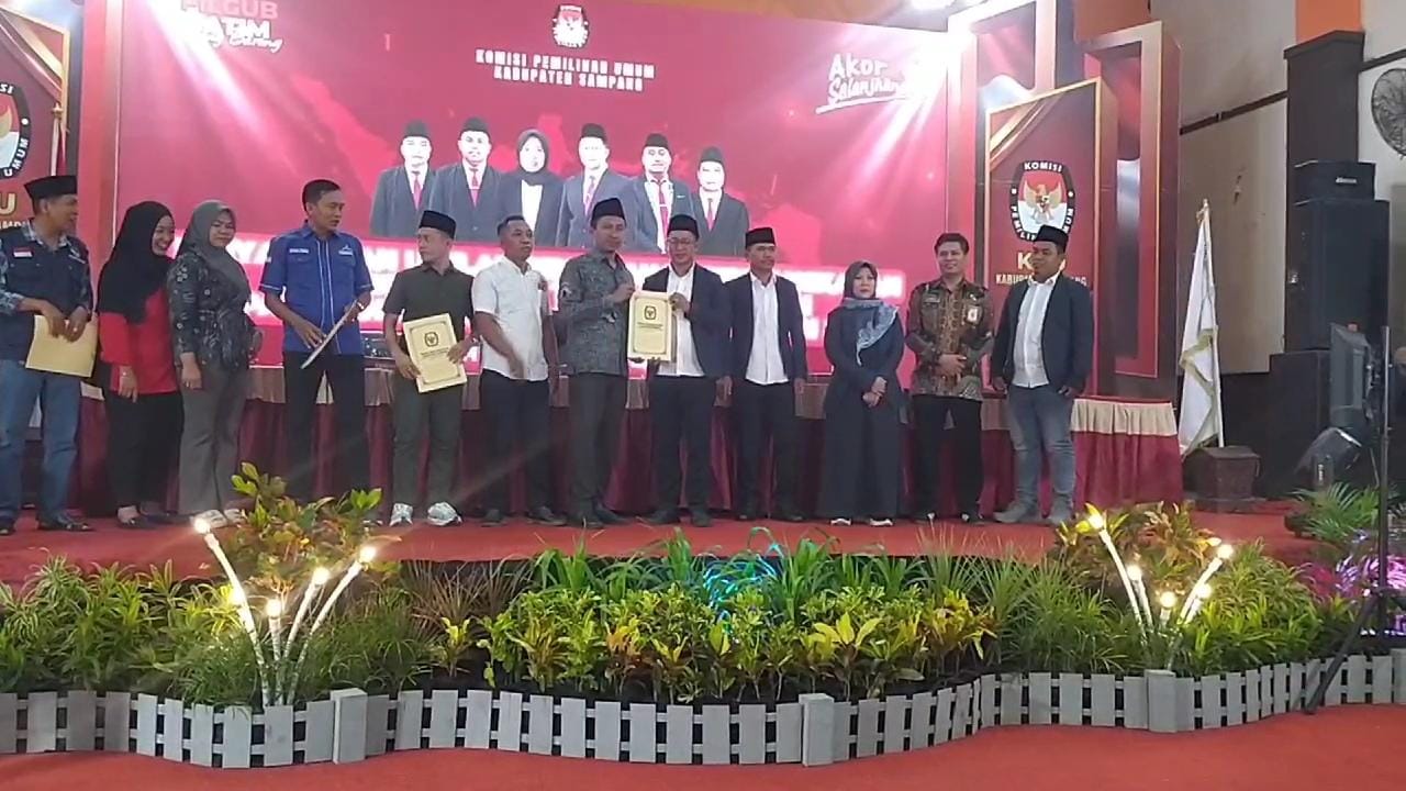 KPU Usulkan Slamet Junaidi – Ahmad Mahfud Sebagai Bupati dan Wabup Terpilih Sampang