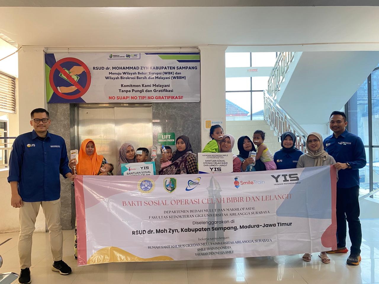 HUT ke-49, RSUD dr. Mohammad Zyn Sampang Gelar Operasi Bibir Sumbing Gratis