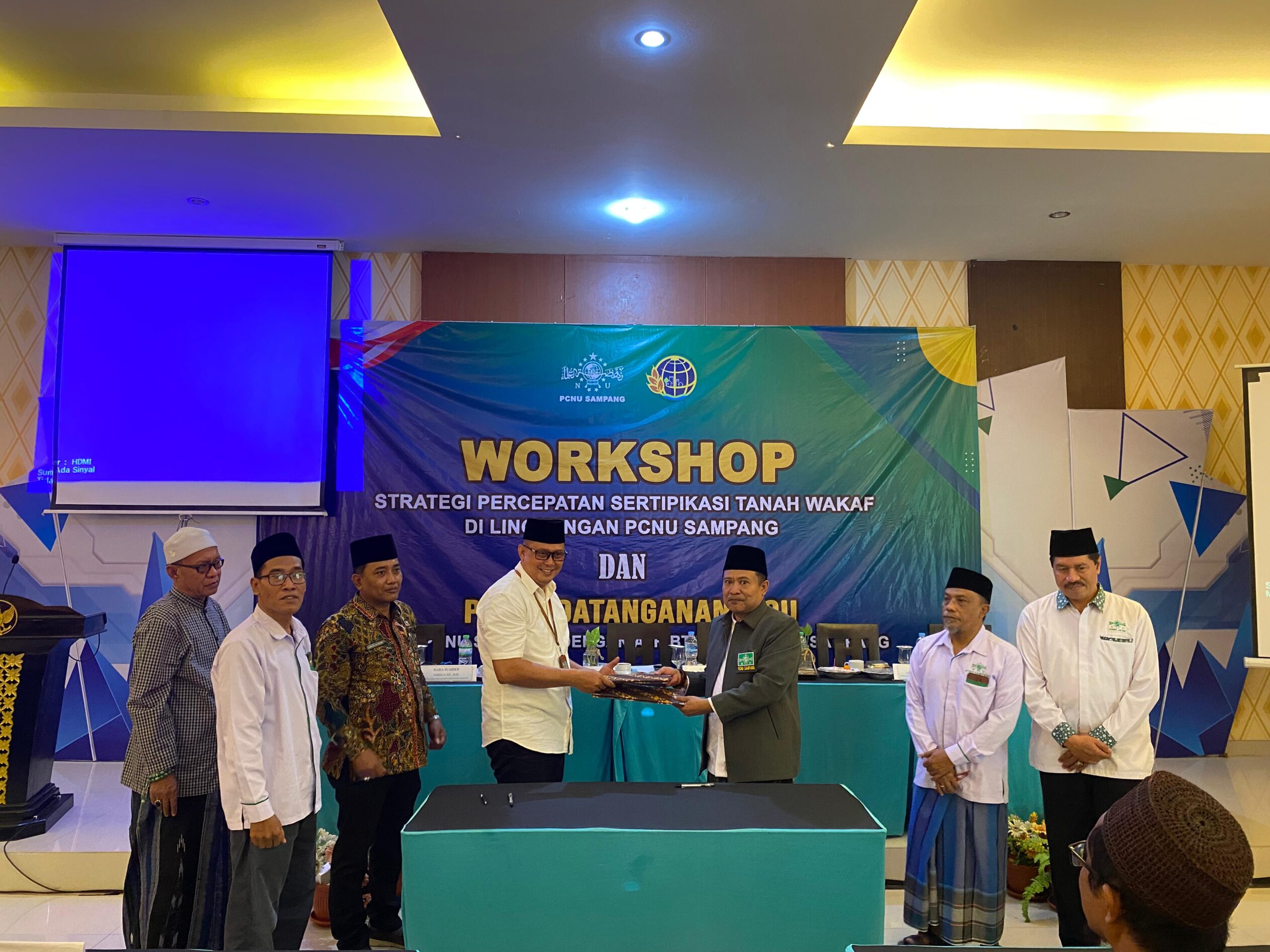 PCNU Sampang dan ATR/BPN Jalin Kerjasama Percepat Sertifikasi Tanah Wakaf