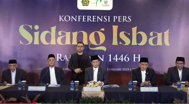 Pemerintah Resmi Tetapkan Awal Puasa 1446 H pada Sabtu 1 Maret 2025