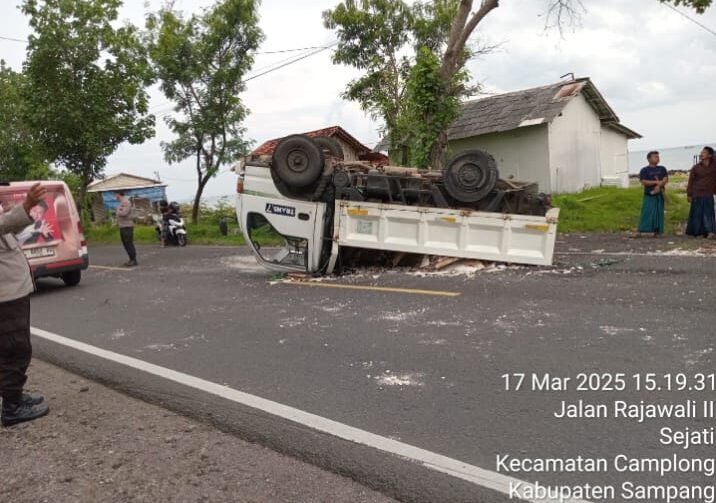 Kecelakaan Lalu Lintas di Jalan Raya Camplong, 1 Orang Kritis