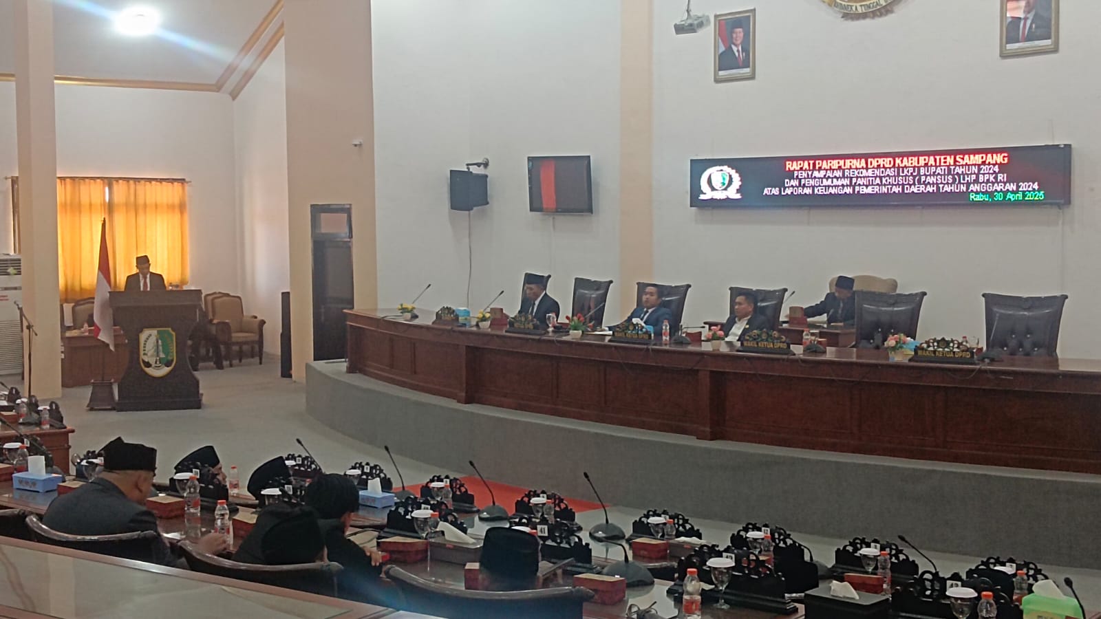 DPRD Sampang Paripurnakan Rekomendasi LKPj Bupati Tahun 2024