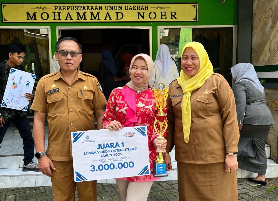 Penyiar Radio Salsabila FM Juara I Lomba Video Konten Literasi