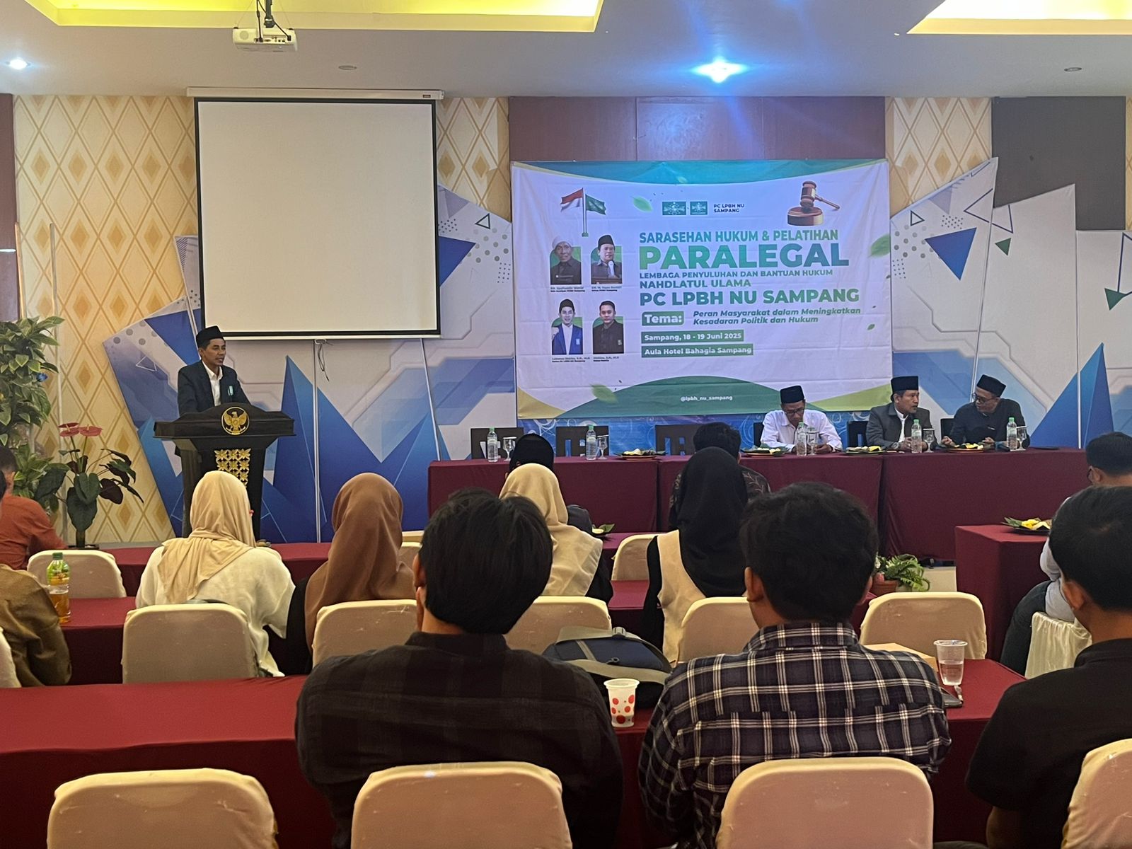 Tingkatkan Kesadaran Hukum, LPBH NU Sampang Gelar Pelatihan Paralegal