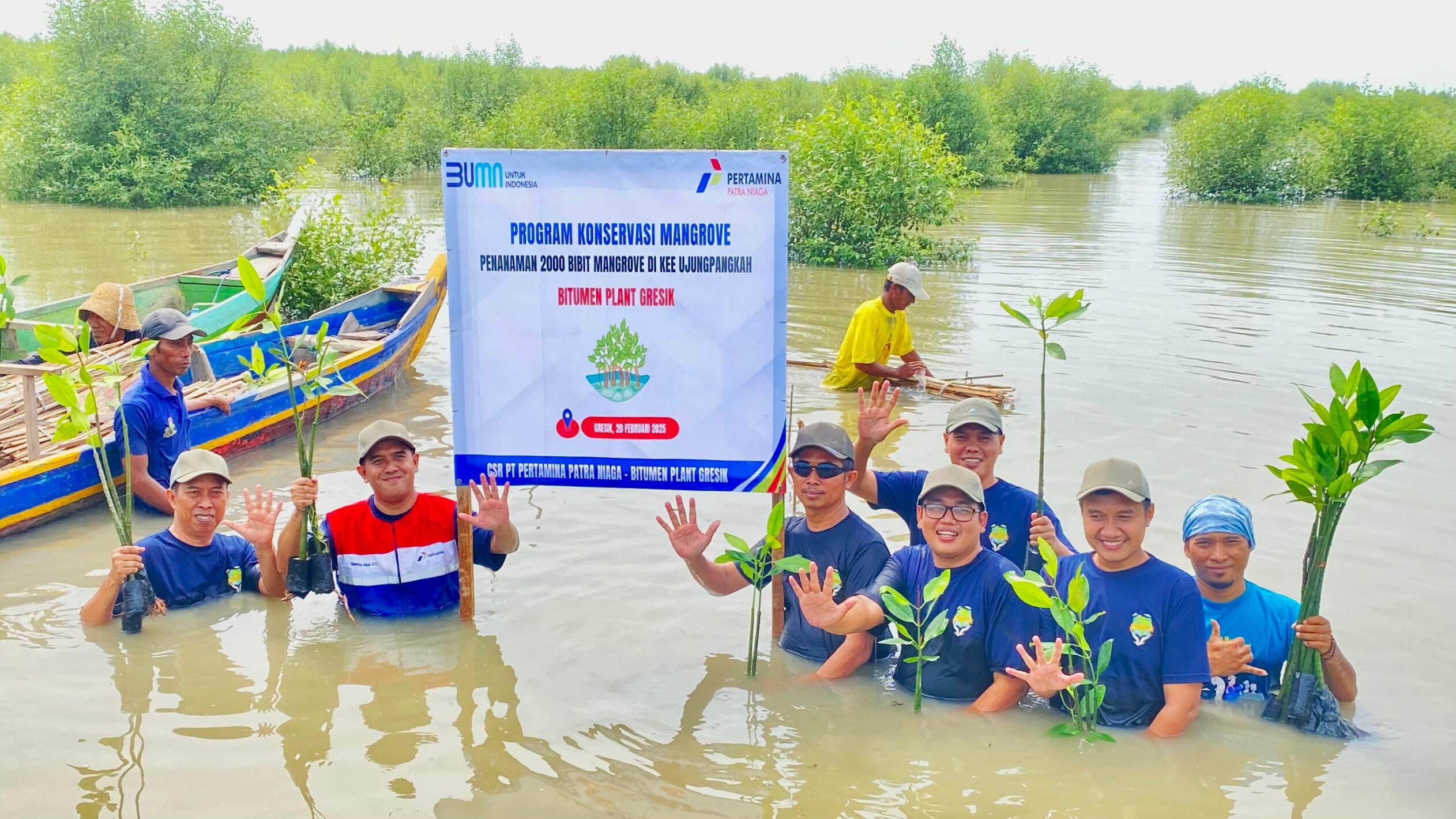 2.000 Mangrove Pertamina Lestarikan Ekosistem Nelayan Berkelanjutan di Ujung Pangkah