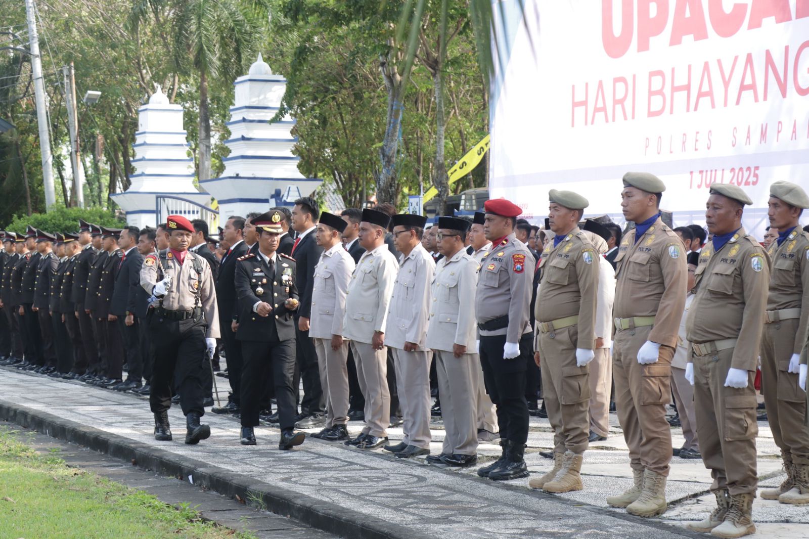 Gelar HUT Bhayangkara ke-79, Kapolres Sampang: Polisi Pelindung Masyarakat
