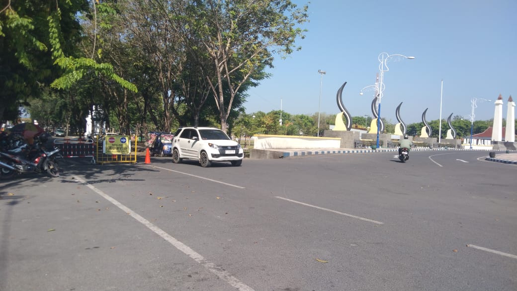 Resmi, Rute Baru di Kawasan Alun-alun Trunojoyo Berlawanan Arah Jarum Jam