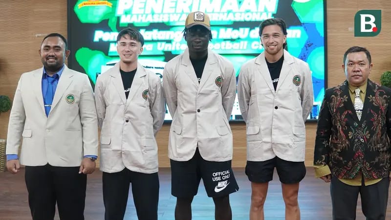 4 Pemain Asing Madura United Kuliah Khusus di Uniba Sumenep