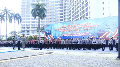 9.065 Personel Polri Amankan Perayaan HUT RI Ke-80 di Jakarta