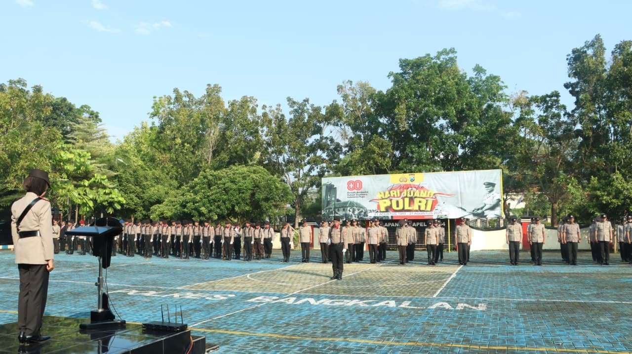 Peringati Hari Juang Polri tahun 2025, Polres Bangkalan Gelar Upacara
