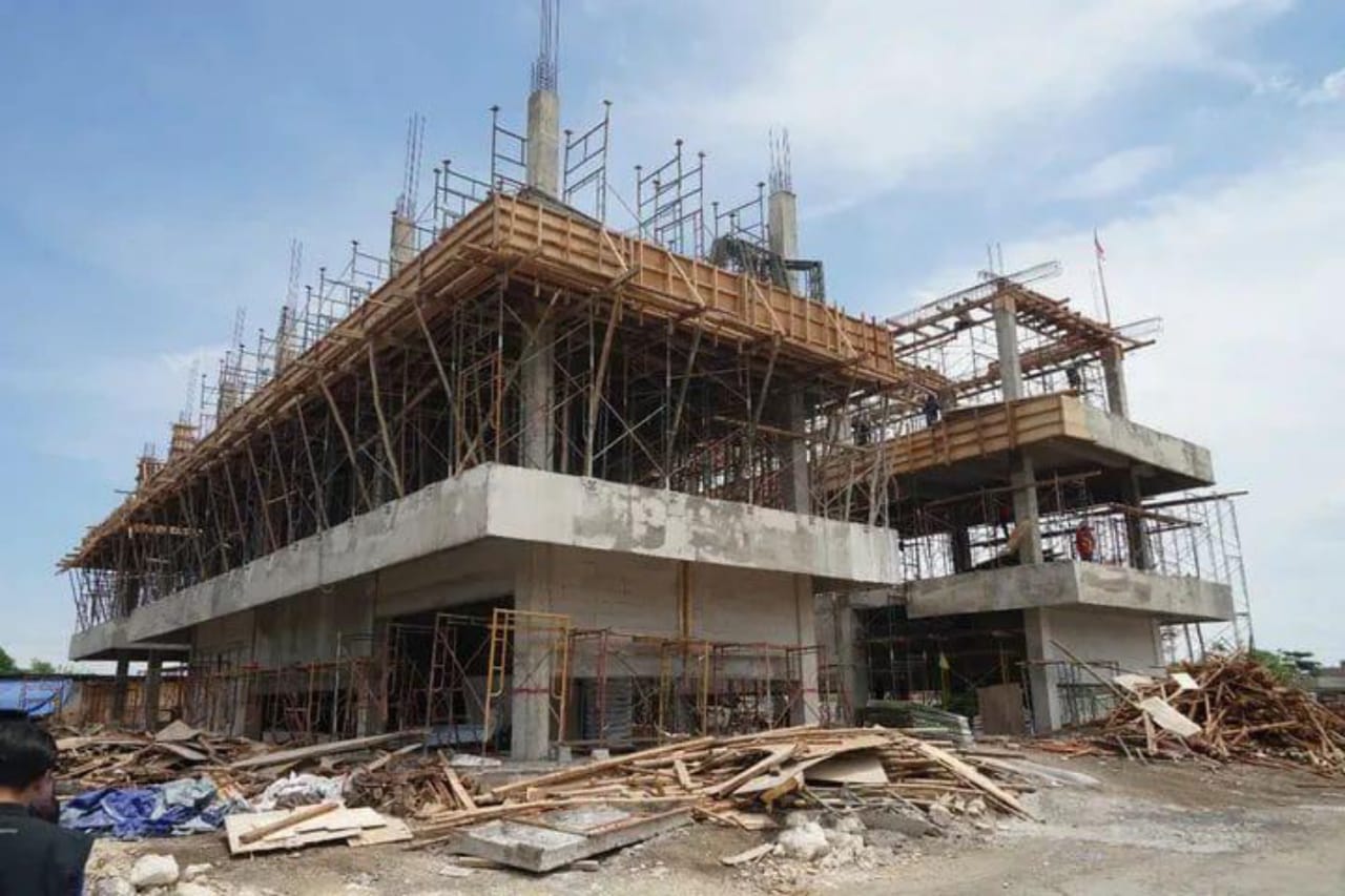 Telan Anggaran Rp9,8 Miliar, Gedung Perpusda Bangkalan Ditarget Selesai Akhir November