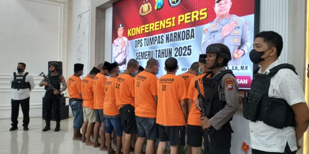 Tumpas Narkoba Semeru 2025, Polres Pamekasan Amankan 19 Tersangka