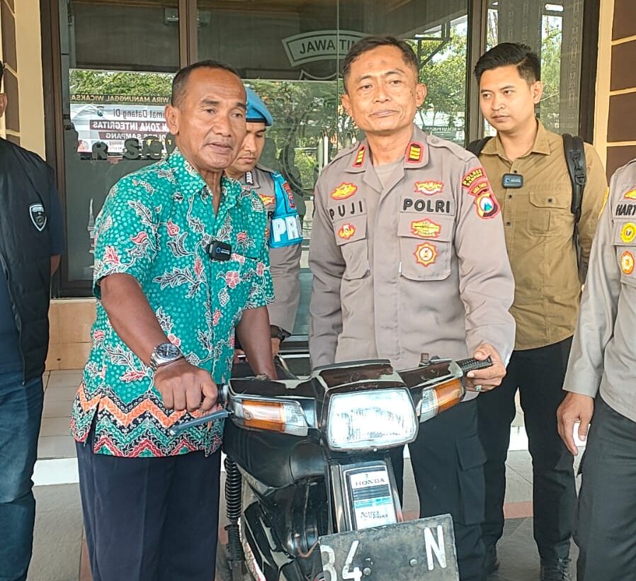 Polres Sampang Kembalikan Motor Curian, Pelaku Diketahui ODGJ