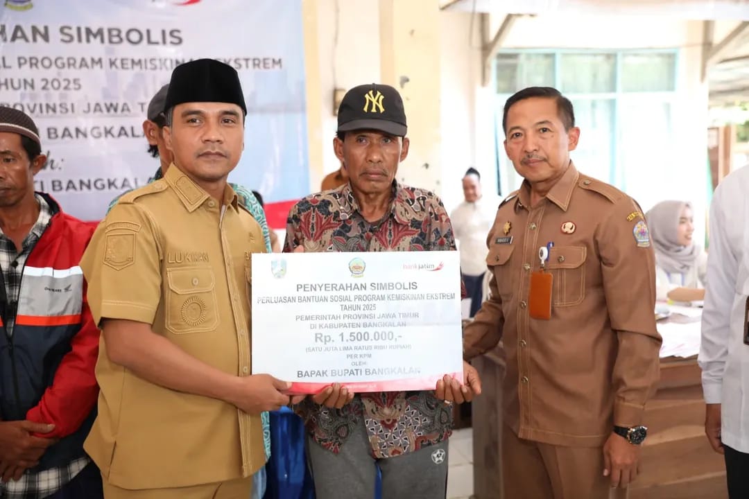575 KPM di Bangkalan Terima Bansos Penanggulangan Kemiskinan Ekstrem 2025