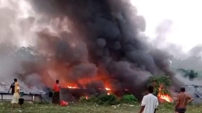 Kebakaran Hanguskan Gudang Tembakau di Pamekasan