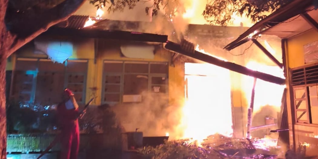 Gedung SDN di Pamekasan Terbakar, Diduga Korsleting Listrik
