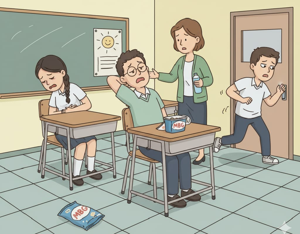 Jaringan Pemantau Pendidikan Indonesia Catat Korban Keracunan MBG Capai 10.482 Anak