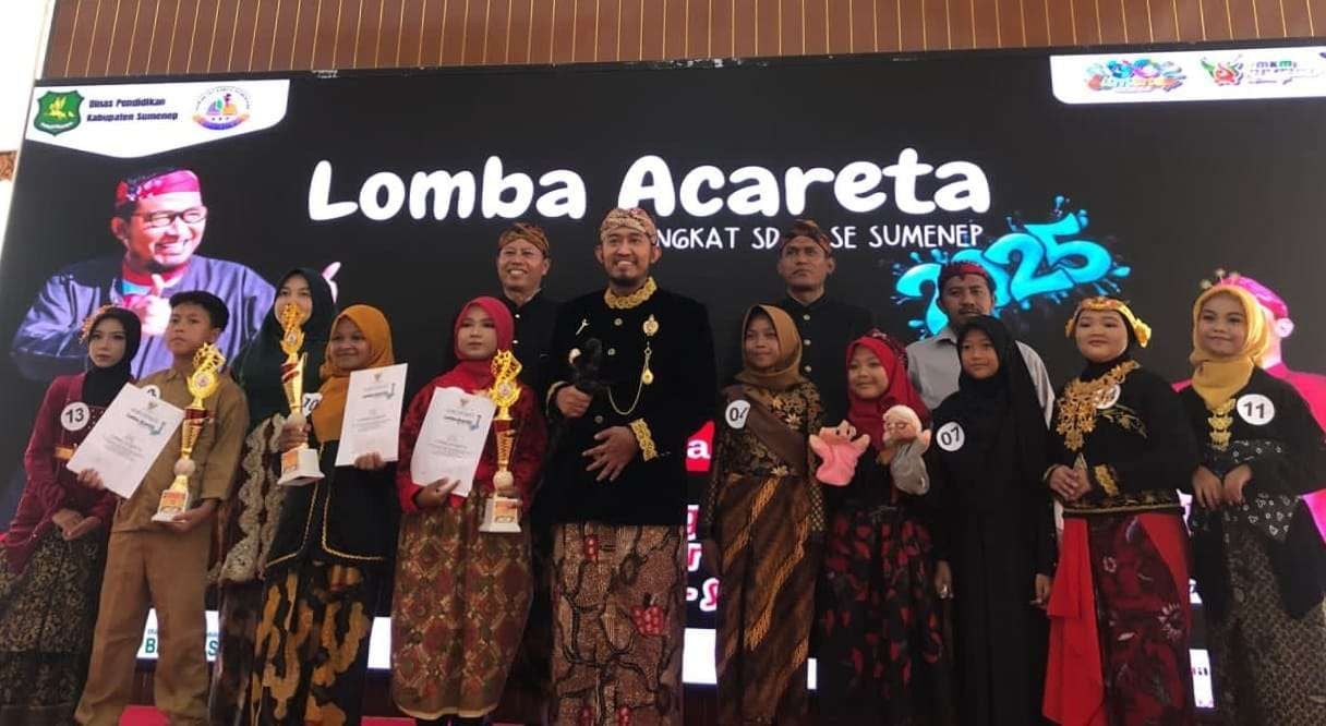 Lestarikan Budaya, Anak SD di Sumenep Ikuti Lomba Acareta