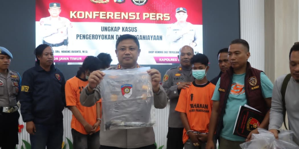 Polisi Kembali Amankan 5 Pelaku Kasus Pengeroyokan di Depan Masjid Agung Pamekasan