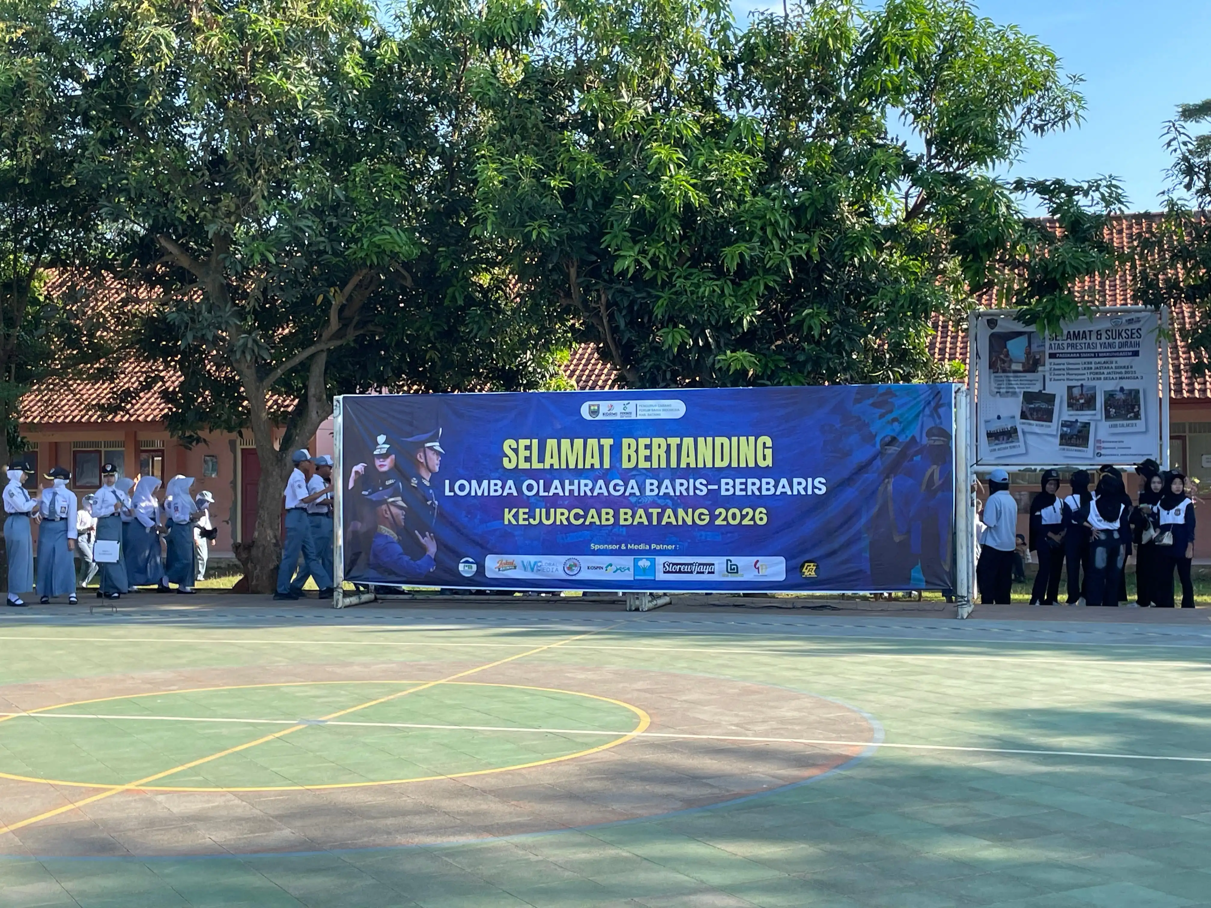 Perdana! Forbasi Kabupaten Batang Gelar Lomba Olahraga Baris-Berbaris Kejuaraan Cabang Tingkat SMP dan SMA