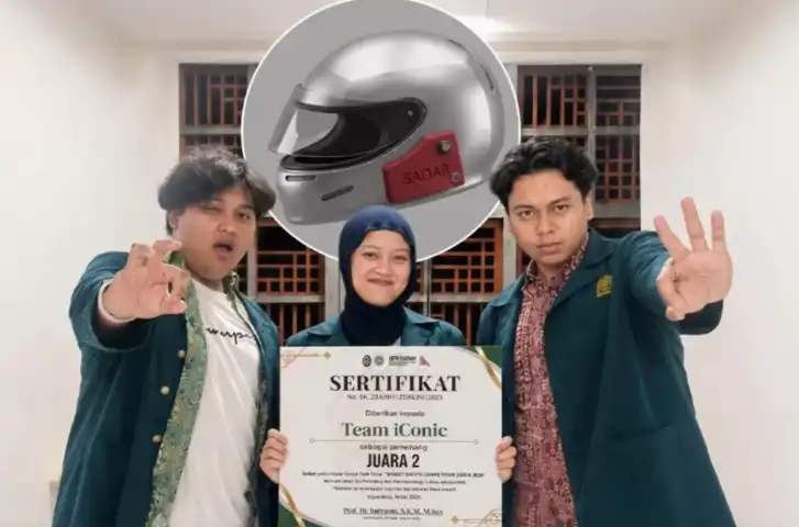 Mahasiswa ITB Ciptakan SADAR Helmet, Helm Pintar Berbasis IoT untuk Deteksi Microsleep Pengendara