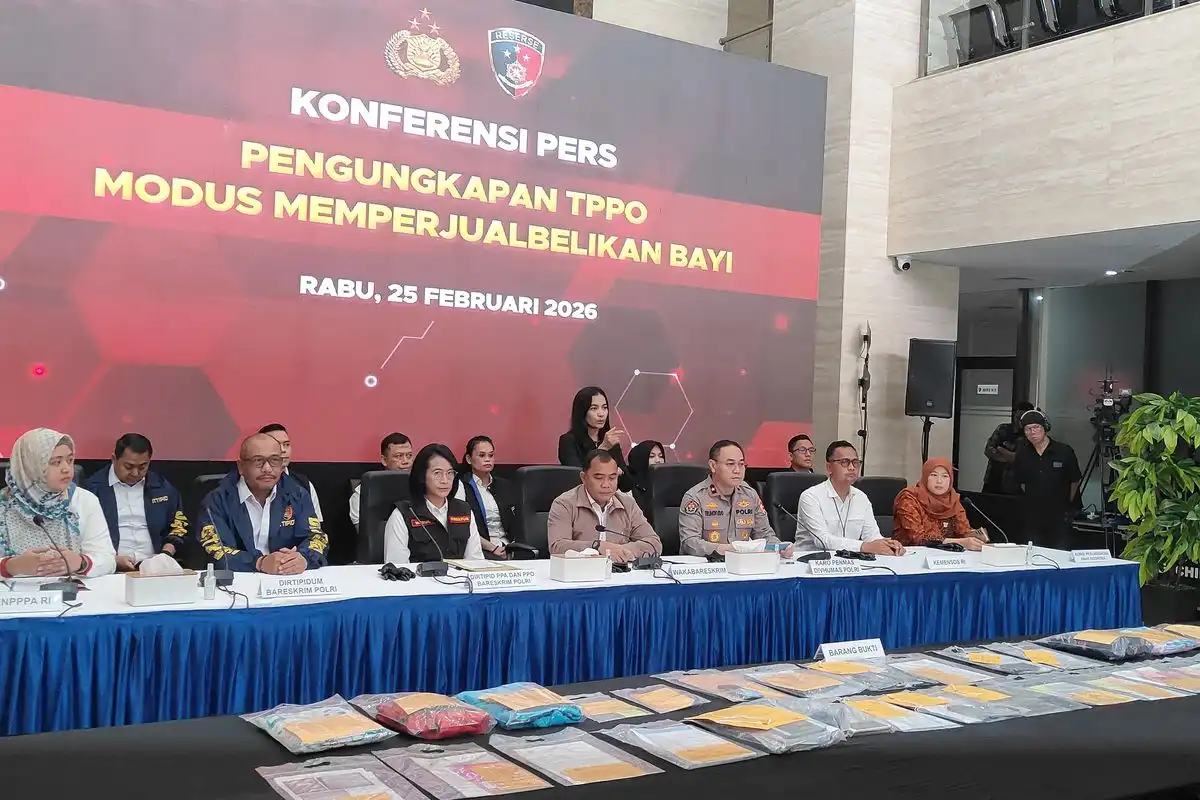 Bareskrim Polri Bongkar Sindikat Perdagangan Bayi di Media Sosial, 12 Tersangka Telah Ditangkap 