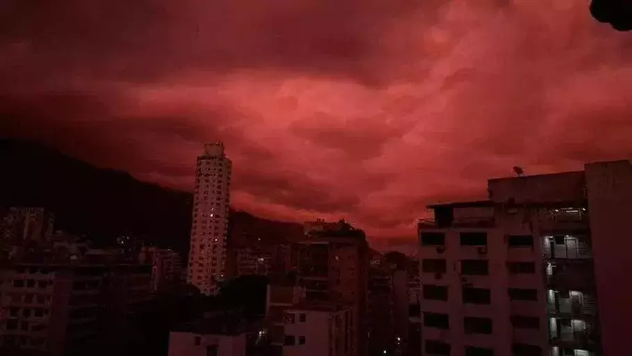 Merah Bak Darah! Langit Venezuela Berubah Mencekam Pascagempa Dahsyat, Ini Penjelasan Ahli