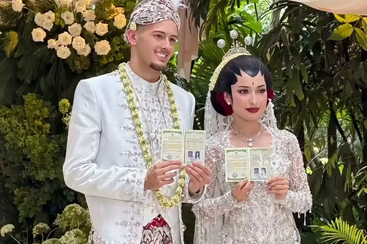 Sah! Jennifer Coppen Resmi Menikah dengan Punggawa Timnas Justin Hubner