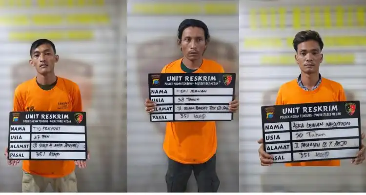 Dua Pria di Medan Ditangkap Usai Diduga Aniaya Ibu Hamil dan Suaminya