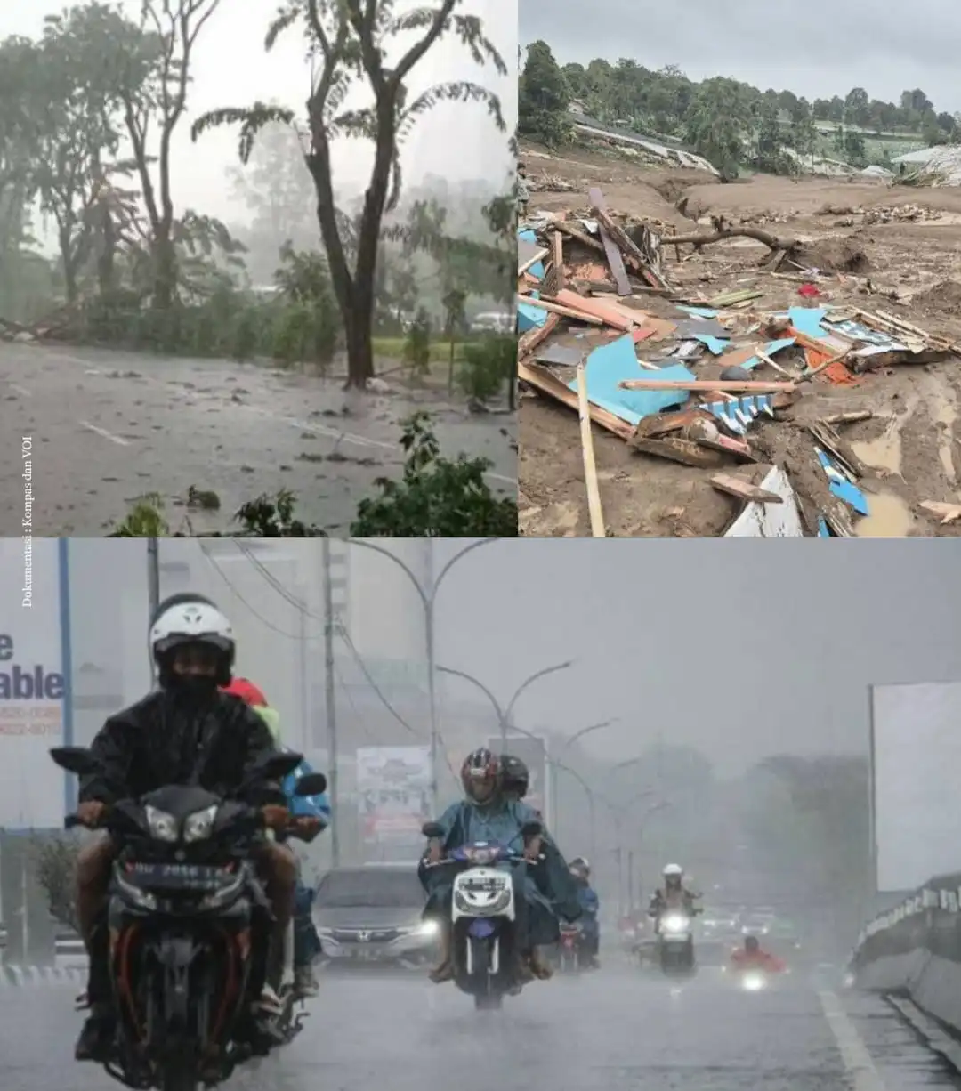 BMKG Rilis Peringatan Dini Cuaca Ekstrem Indonesia, Sejumlah Wilayah Telah Terkena Banjir, Tanah Longsong, dan Angin Kencang