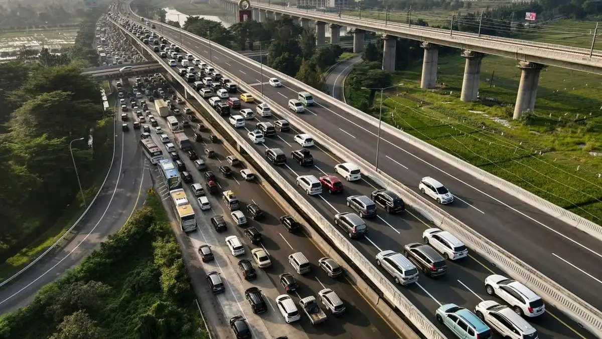 Jasa Marga Himbau Masyarakat Pantau Arus Mudik di Puncak Kemacetan Ekstrem Tol MBZ dan Pelabuhan Gilimanuk 