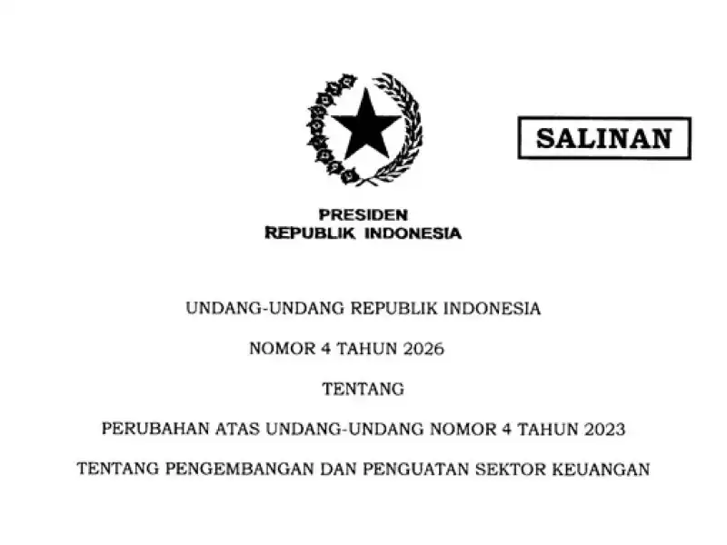 UU PPSK 2026 Beri Perlindungan Hukum bagi Pejabat Bank Indonesia